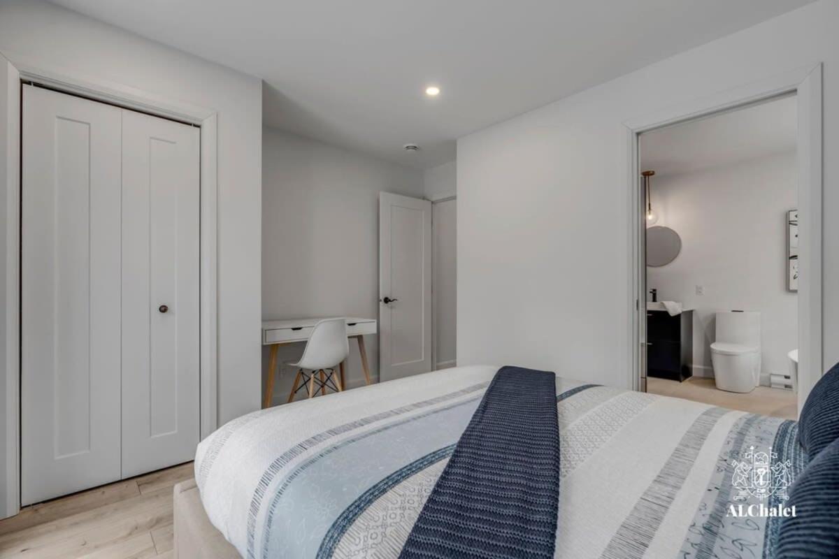 Chalet Bellevue Luxe Avec Spa Et Local A Velo Pont-Rouge Exterior photo