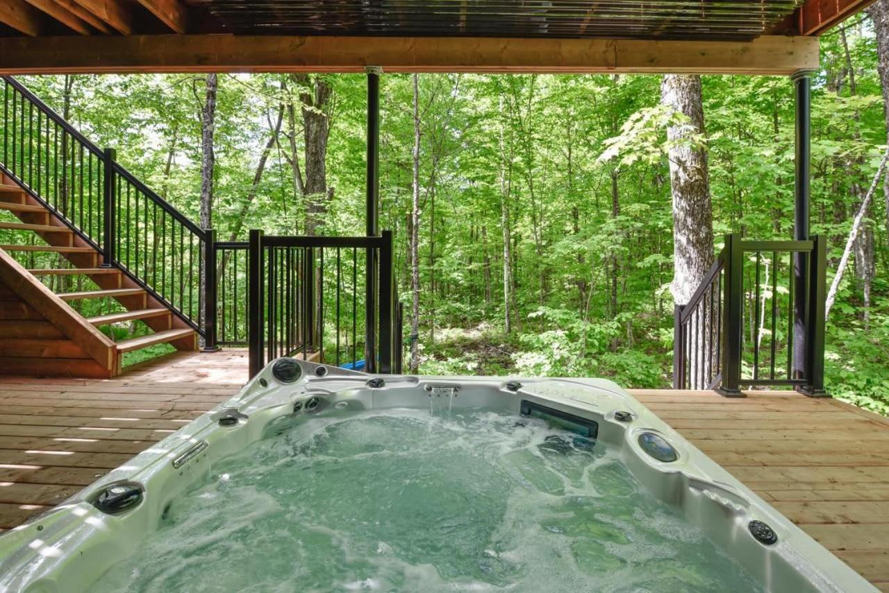 Chalet Bellevue Luxe Avec Spa Et Local A Velo Pont-Rouge Exterior photo